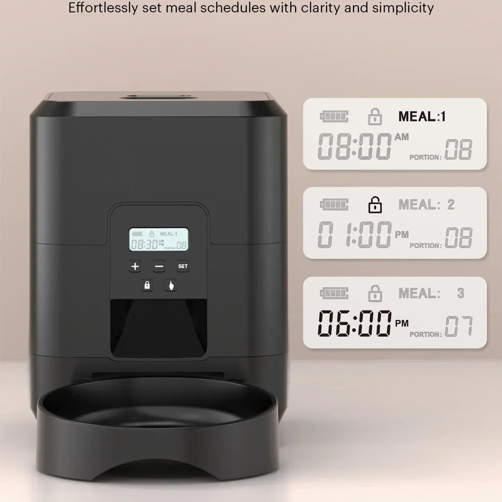 Smart Automatic Pet Feeder — Timed WiFi Cat & Dog Slow Food Dispenser