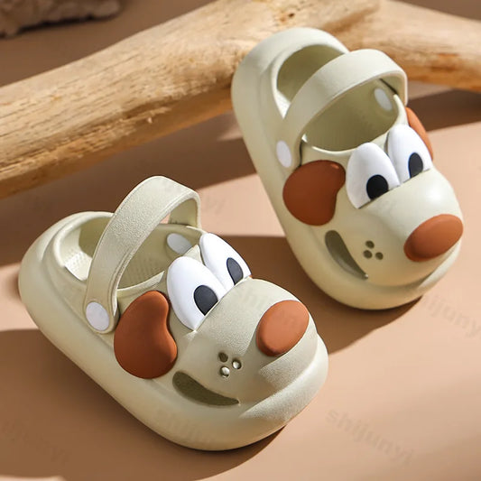 🏖️ 3D Dog Clogs Beach Sandals - Ultimate EVA Summer Paradise for Kids
