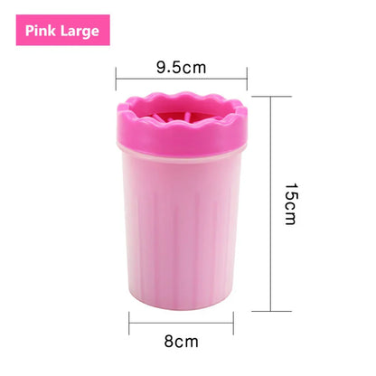 Portable Silicone Pet Paw Washer Cup - Mud Cleaner S-XL