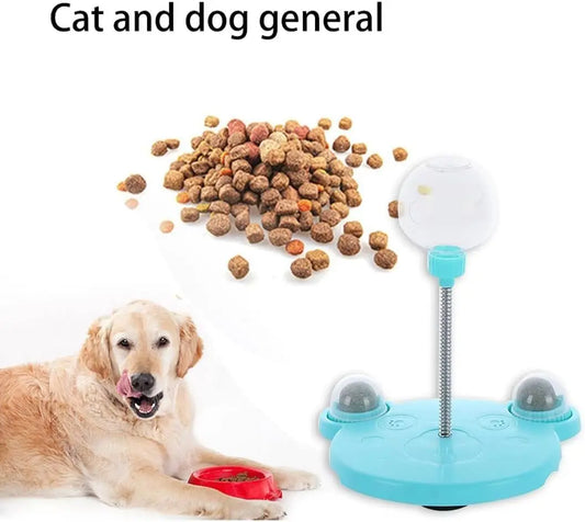 Snack Ball Interactive Treat Dispenser - Dog Cat Chase Exercise Feeder Toy