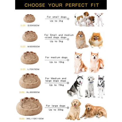 Luxury Fluffy Pet Bed - Cloud-Like Comfort Basket