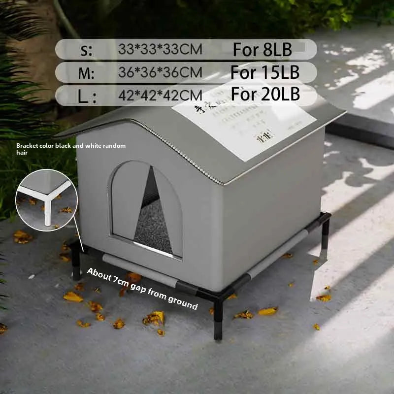 Waterproof Outdoor Pet House Stray Cats & Dogs