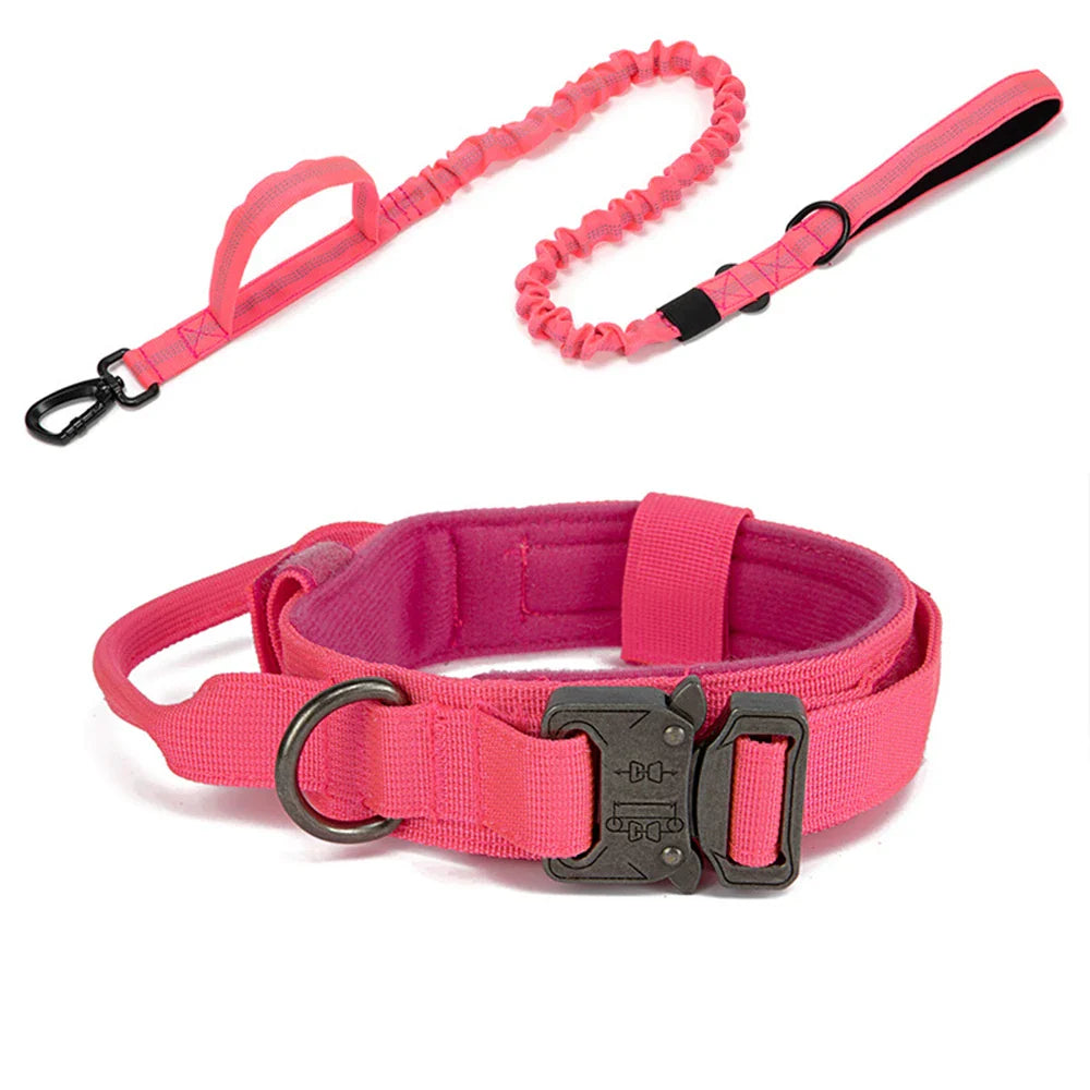 Durable Nylon Dog Collar & Reflective Leash Set – Tactical Training - WTN Essentials
