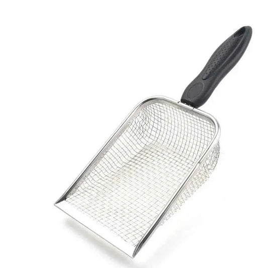 Long Handle Stainless Steel Cat Litter Scoop