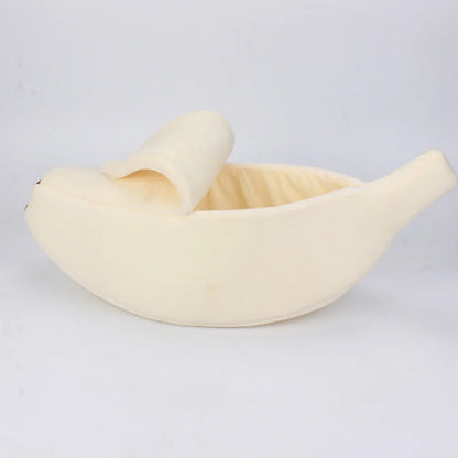 Banana-Shaped Cat Bed - Funny & Cozy Pet House