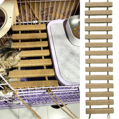 Cat Bridge Rope Ladder - Sisal Scratching Post