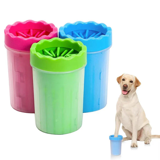 Portable Silicone Pet Paw Washer Cup - Mud Cleaner S-XL