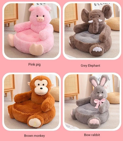 🐘 Adorable Animal-Shaped Plush Pet Bed - 7 Cute Characters for Ultimate Comfort