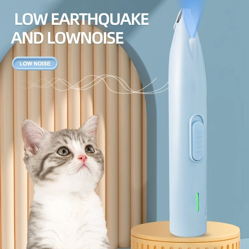 Electric Pet Paw Shaver – Quiet Grooming Trimmer for Cat & Dog Feet - WTN Essentials