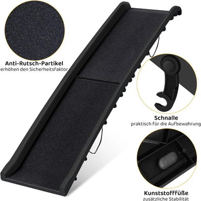 Folding Pet Ramp for Cars - 156cm