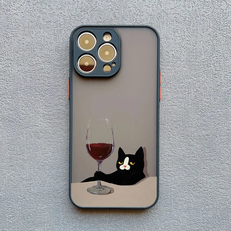 Funny Cat Daily Life Phone Case For iPhone 11 Case iPhone 12