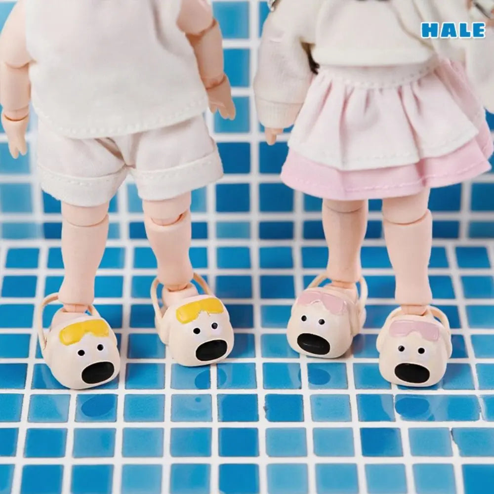 Mini Puppy Doll Silicone Slippers