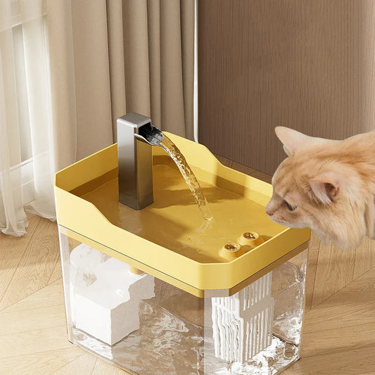 New transparent pet water dispenser plug-in automatic water