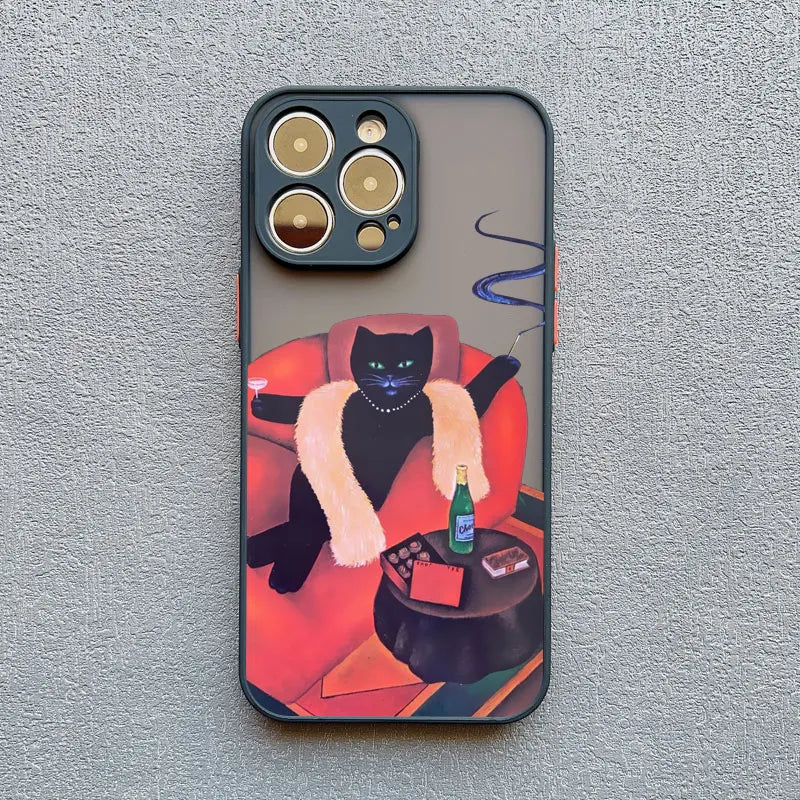 Funny Cat Daily Life Phone Case For iPhone 11 Case iPhone 12