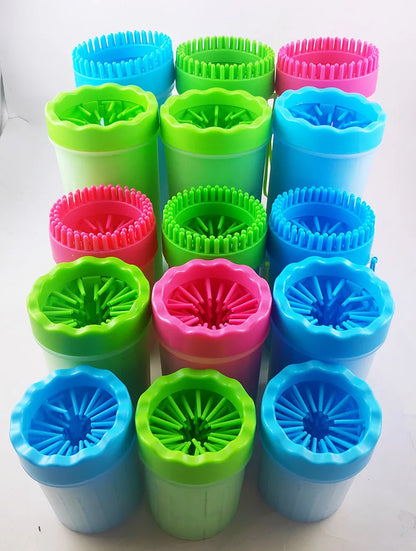 Portable Silicone Pet Paw Washer Cup - Mud Cleaner S-XL