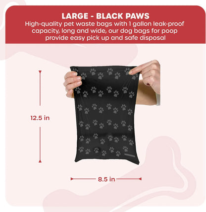 Biodegradable Dog Poop Bags 1/3/5/10/15Rolls Outdoor Cleaning Waste Bag with Breakpoint, Puppy Cat Animal Stool Bag Pet Supplies - Purrfect Pet Kingdom