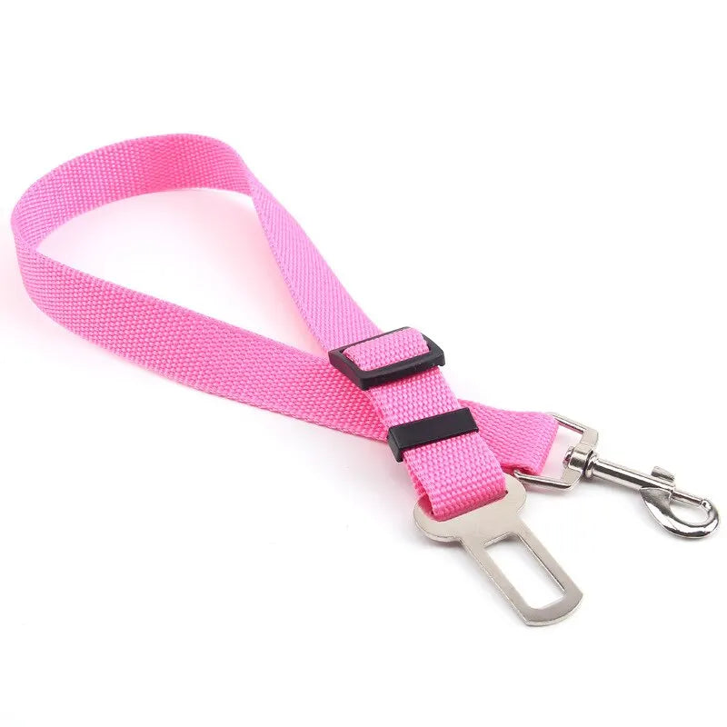 Adjustable Nylon Dog Car Seat Belt Safety Tether for Pets