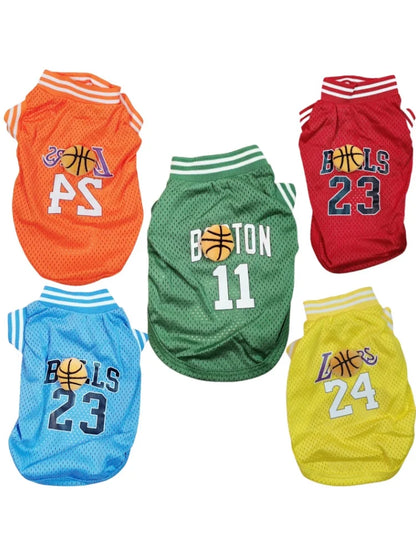 Mesh Breathable Pet Dog Clothes Puppy Vests Casual T - Shirt - pet clothing - THRIXINE