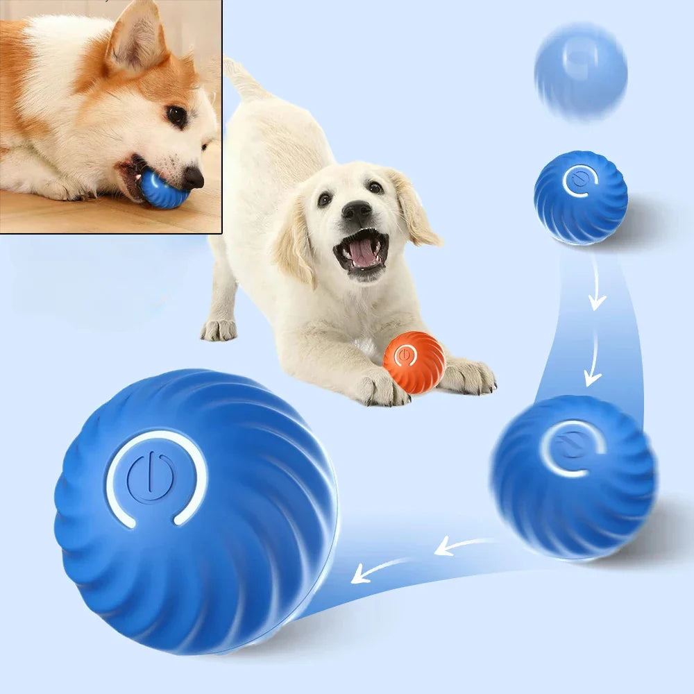 Dog Toy Ball Automatic Moving Bouncing Rolling Ball USB