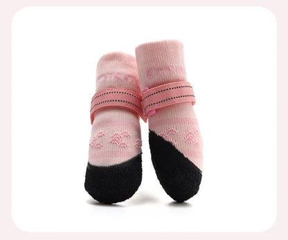 Waterproof Outdoor Dog Walking Shoes - Anti-Slip Breathable Pet Accessories