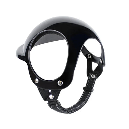 Cool Black Pet Dog Bicycle Safety Hat Adjustable Straps Helmets - Pets - THRIXINE