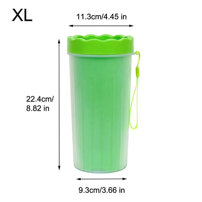 Portable Silicone Pet Paw Washer Cup - Mud Cleaner S-XL