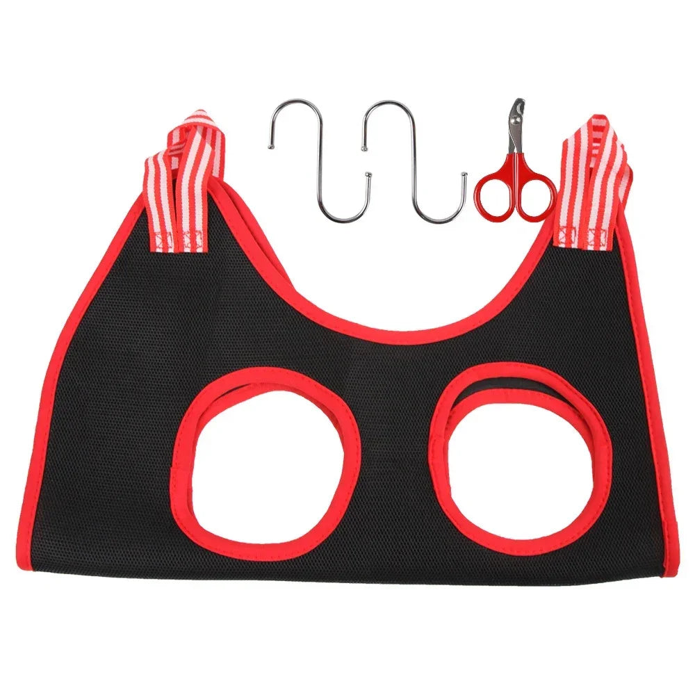 Pet Grooming Hammock Restraint Bag 🛁