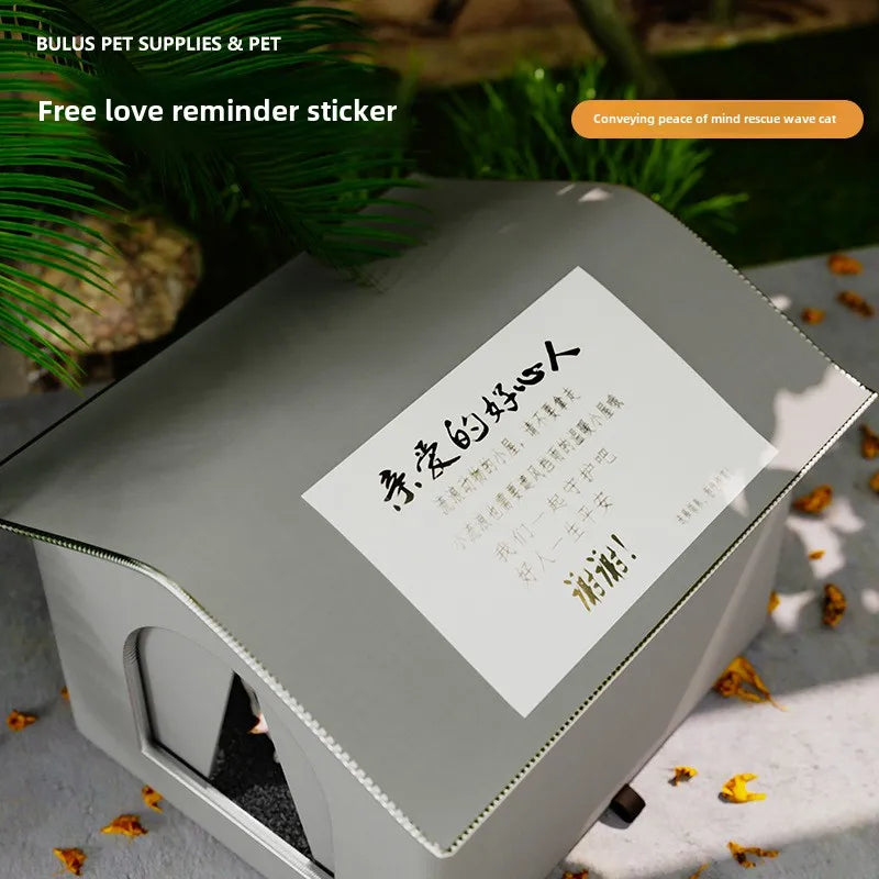 Waterproof Outdoor Pet House Stray Cats & Dogs