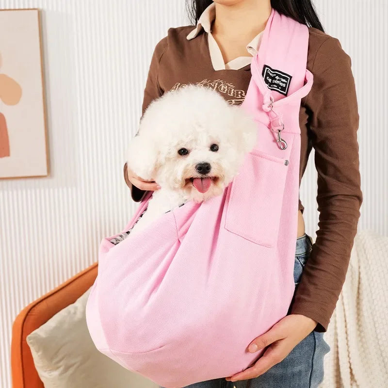 Comfortable Pet Sling Carrier Bag for Cats & Small Dogs - WTN Essentials
