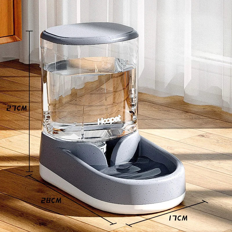 Cat Food HOOPET Feeding Drinker Large Capacity Automatic - gallery product image for cat food