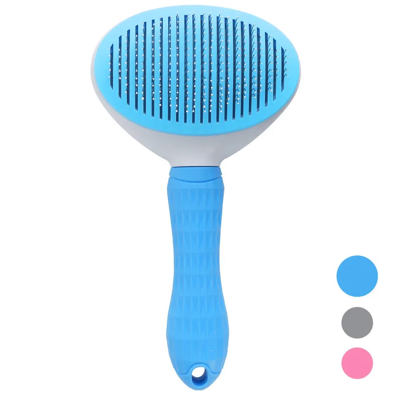 Self - Cleaning Pet Hair Removal Comb for Cats & Dogs - WTN Essentials