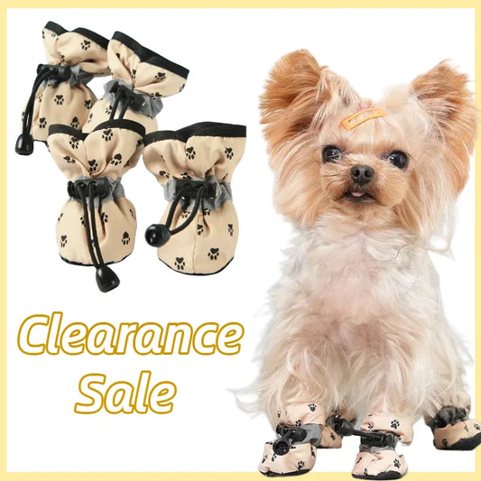 Summer Dog Paw Protectors - Waterproof Anti-Slip Shoes for Small & Medium Dogs