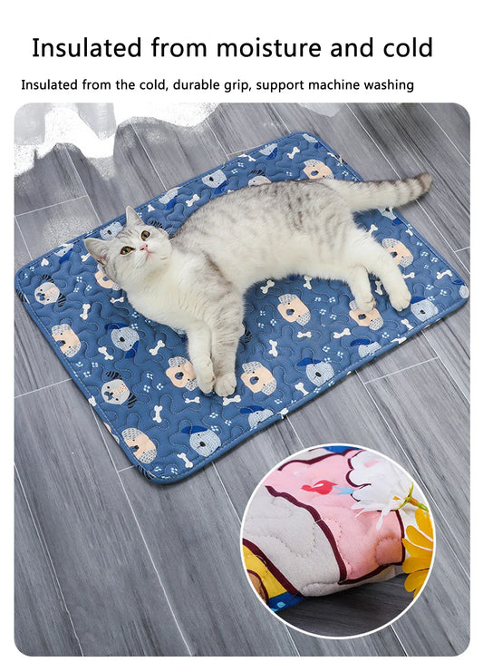 Dog Cat Cooling Mat Moisture-Proof Sofa Cushion