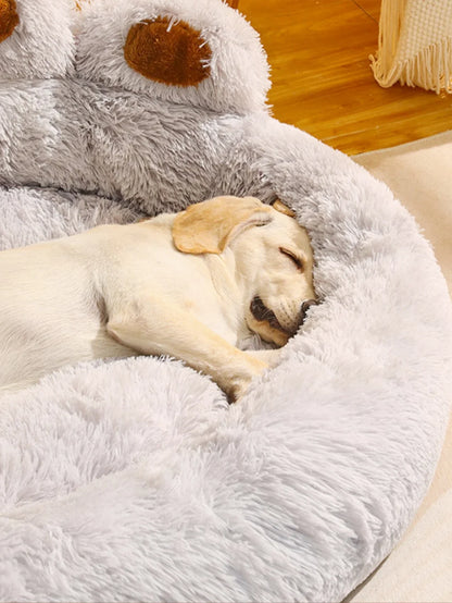 Luxury Fluffy Pet Bed - Cloud-Like Comfort Basket