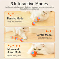 ROJECO Cat Toys Smart Interactive Cat Bouncing Ball