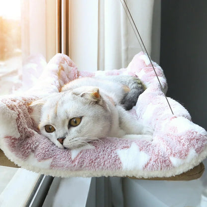 Pet Cat Hammock Aerial Hanging - Window Seat Climbing Frame 20kg Capacity