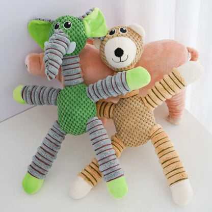 Reliable Large Dog Squeaky Plush Toy – Animal Shape