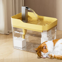 New transparent pet water dispenser plug-in automatic water