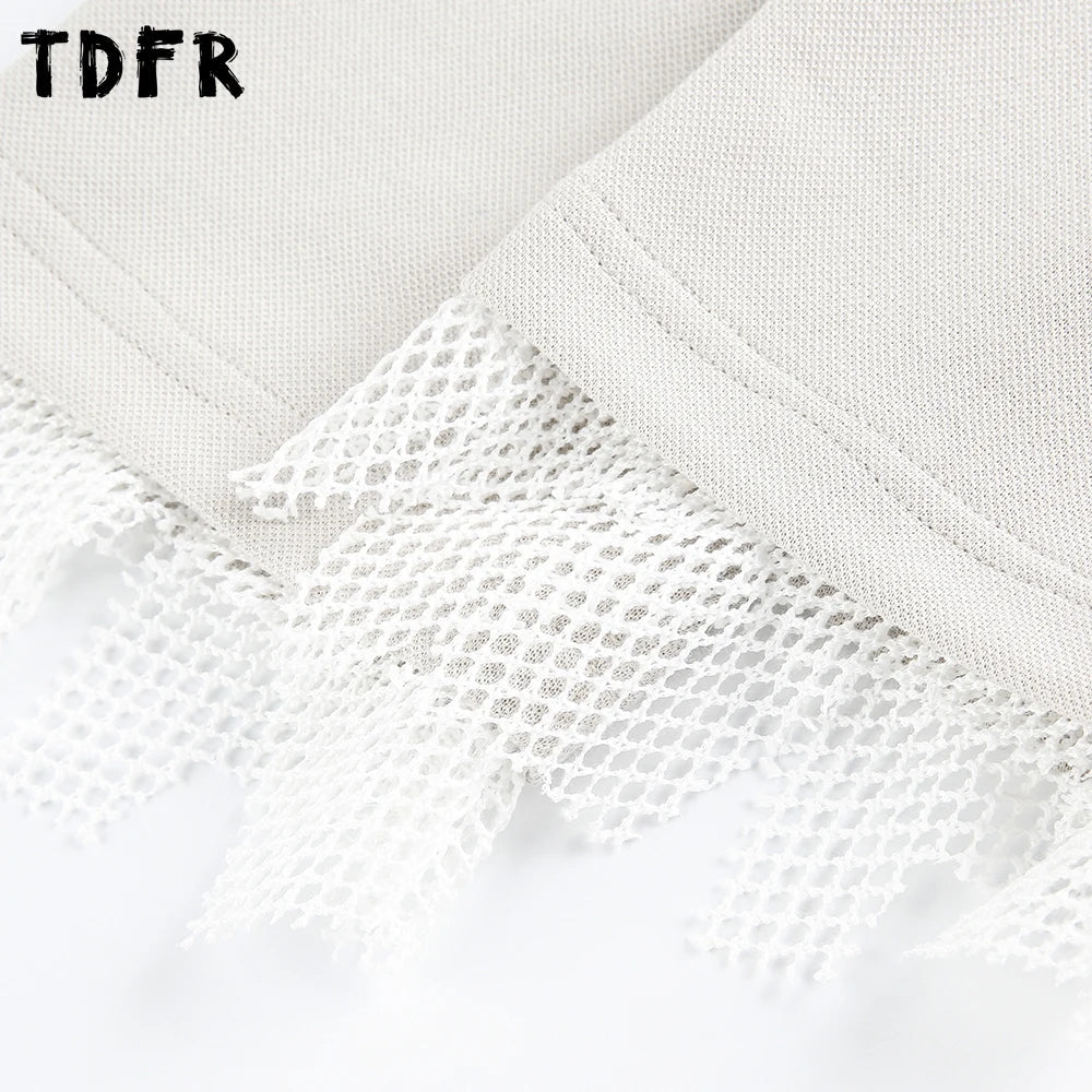 Dog Print Fake Two-Piece Men's Sweatshirt - Retro Patchwork Crew Neck - Purrfect Pet Kingdom