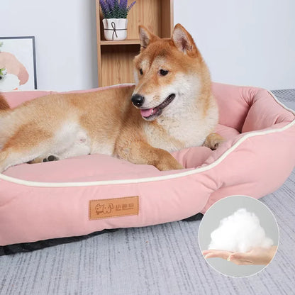 Large Pet Sofa Bed - Warm Sleeping House Cushion for Dogs