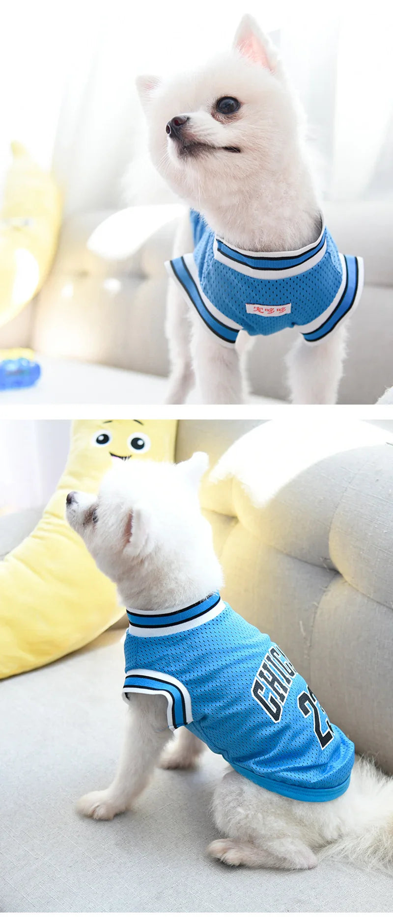 Breathable Dog Basketball Jersey - Purrfect Pet Kingdom