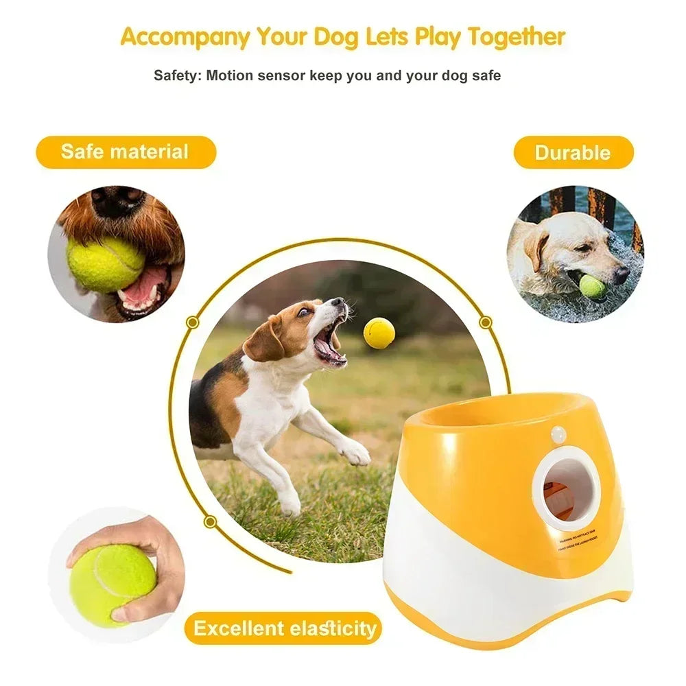 FetchMaster Pro: Auto Dog Ball Launcher - Pets - THRIXINE