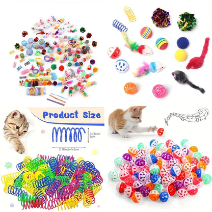 21pcs Cat Toys Tunnel Set Foldable Play Kit 🐱