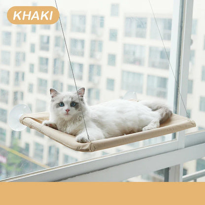 Pet Cat Hammock Aerial Hanging - Window Seat Climbing Frame 20kg Capacity