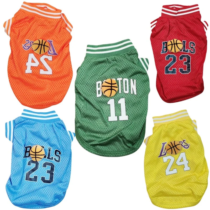Mesh Breathable Pet Dog Clothes Puppy Vests Casual T - Shirt - pet clothing - THRIXINE