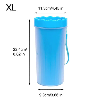 Portable Silicone Pet Paw Washer Cup - Mud Cleaner S-XL