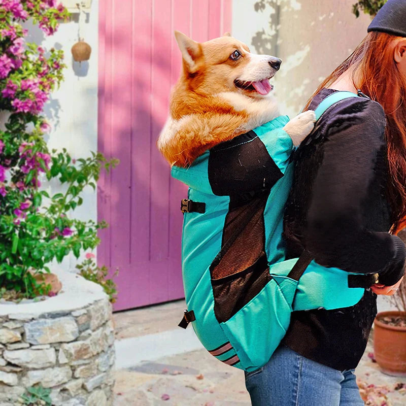 Waterproof Dog Travel Backpack - All-Weather Adventure Carrier