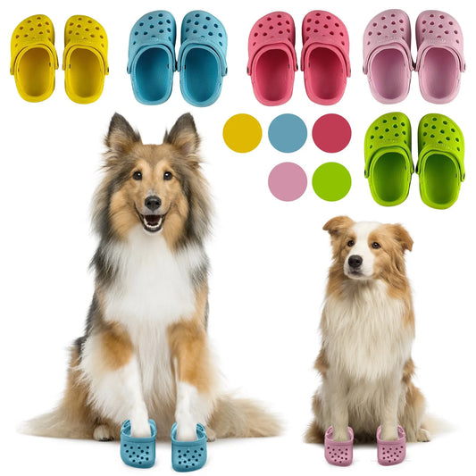 👟 Thickened Hole Dog Shoes - Fashion-Forward Breathable Pet Paradise