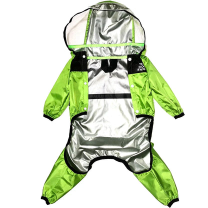 Adorable Dog Raincoat - Waterproof Jumpsuit Fun