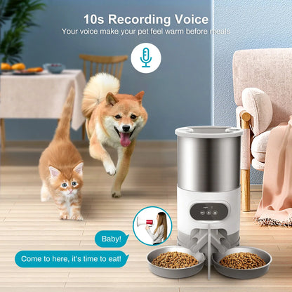 Tuya Smart APP Pet Feeder Cat Dog Food Dispenser Suitable